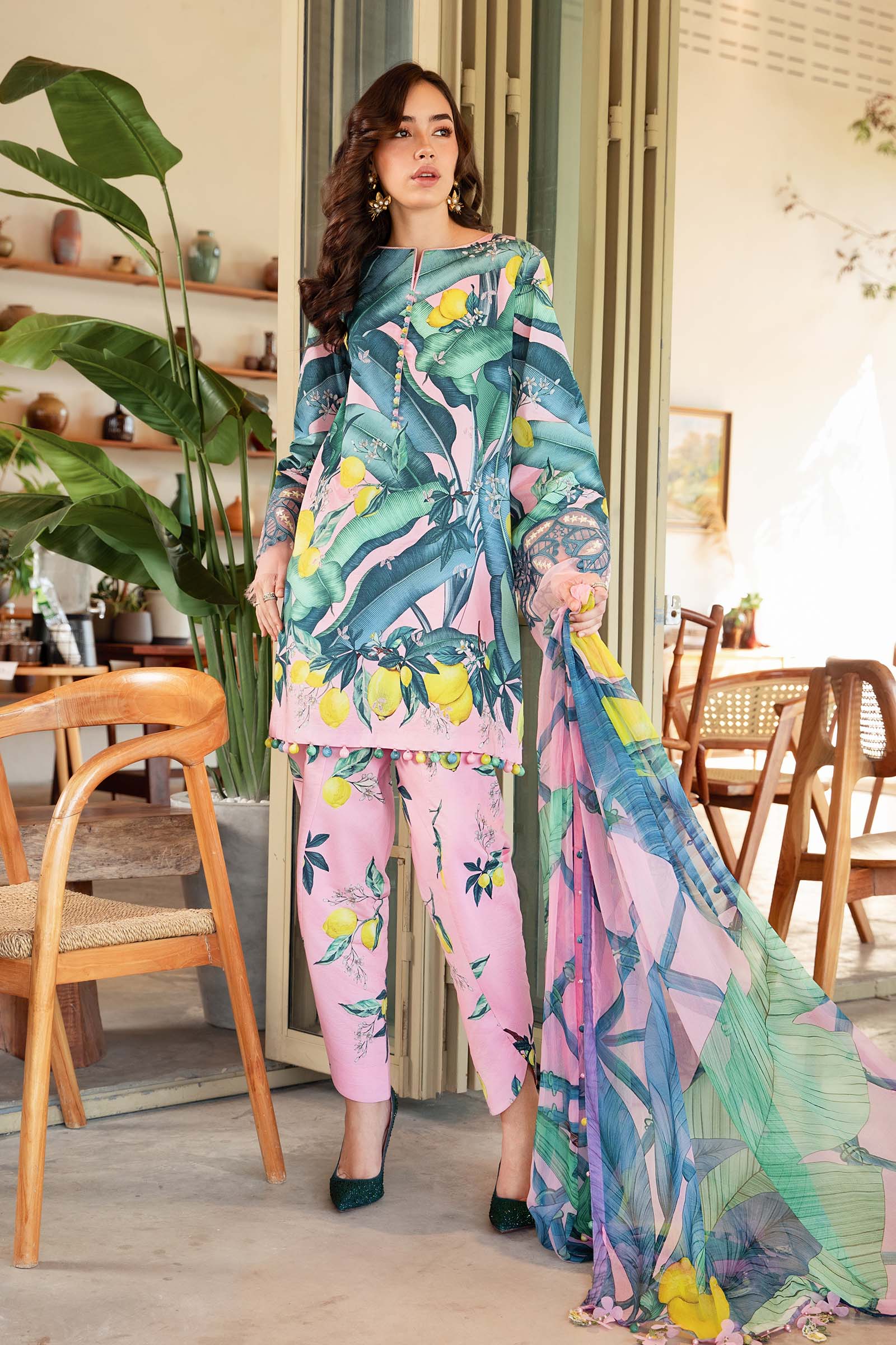 WINTER SILK DIGITAL PRINTED 3-PIECE - SP#01